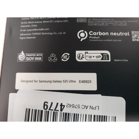 TORRAS Clear case for Samsung Galaxy S25 UltraGuardian Shockproof Non-Yellowing - Picture 10 of 10